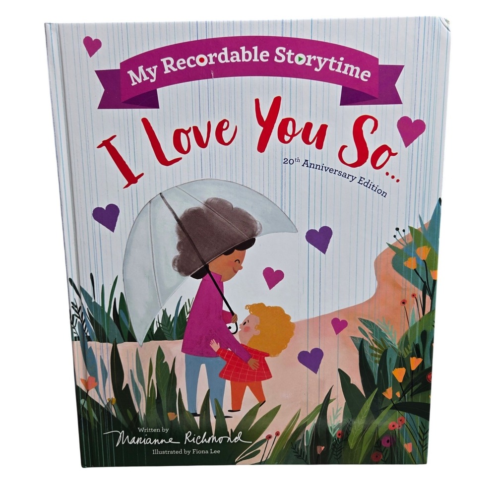 I Love You So Marianne Richmond Recordable Storytime Hardcover Book 20th Anniv